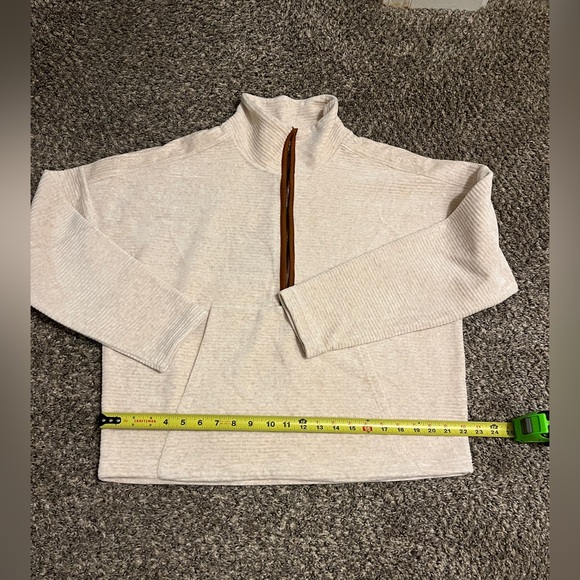 Thread & Supply Women’s Cream Half-Zip - Picture 10 of 10